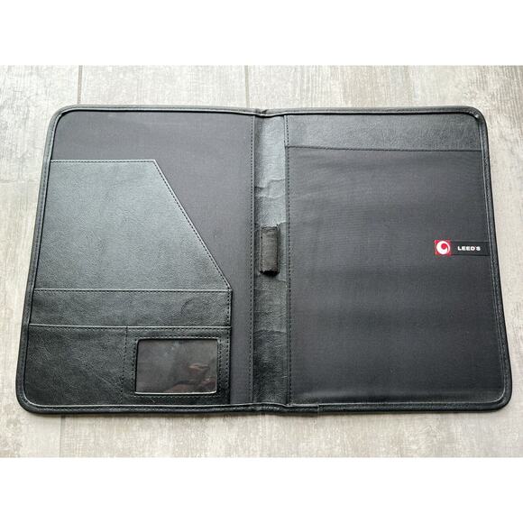 Boston University Portfolio Padfolio NEW Charcoal Black Binder Folder File - Picture 5 of 7